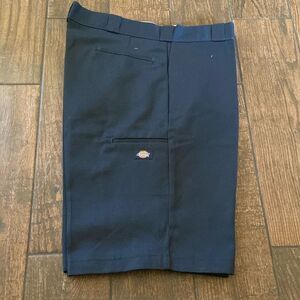 Dickies Blue Flat Front Shorts Professional Workwear Sz W40 💯 Cotton New No Tag
